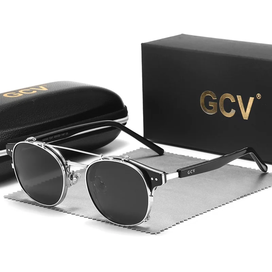 GCV SHIFTX SILBER BLACK™ – Dual-Lens Polarized Sunglasses for Everyday Transitions