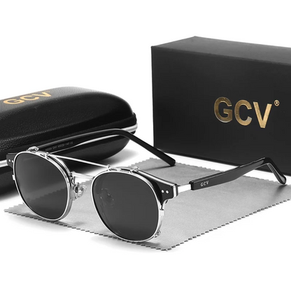 GCV SHIFTX SILBER BLACK™ – Dual-Lens Polarized Sunglasses for Everyday Transitions