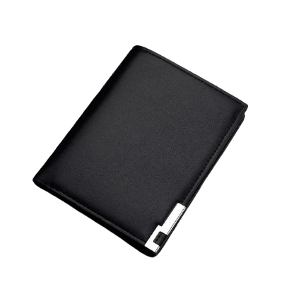 FQ Brand DualCarry – Men's Leather Wallet | Horizontal or Vertical · Metal Detail
