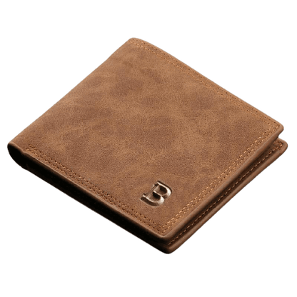 FQ Brand SlimFold – Men's Slim PU Leather Wallet | 4 Card Slots · Coin Zip