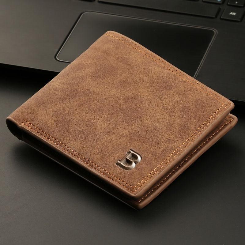 FQ Brand SlimFold – Men's Slim PU Leather Wallet | 4 Card Slots · Coin Zip