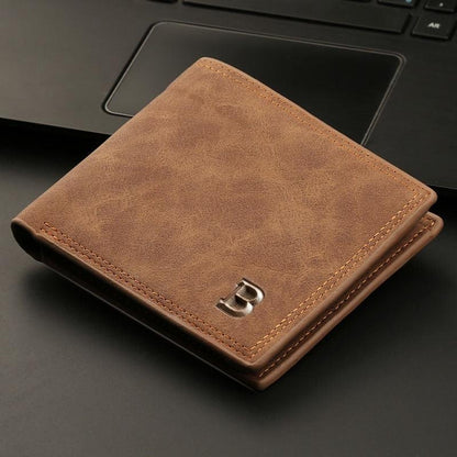FQ Brand SlimFold – Men's Slim PU Leather Wallet | 4 Card Slots · Coin Zip
