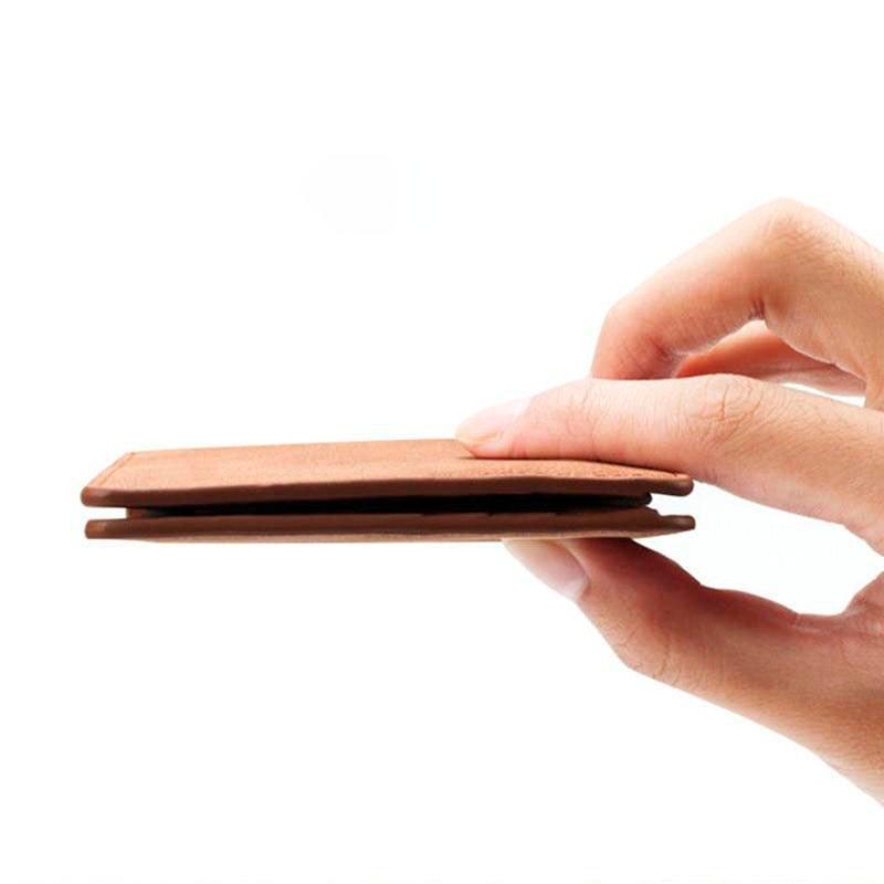 FQ Brand SlimFold – Men's Slim PU Leather Wallet | 4 Card Slots · Coin Zip
