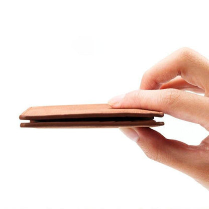 FQ Brand SlimFold – Men's Slim PU Leather Wallet | 4 Card Slots · Coin Zip