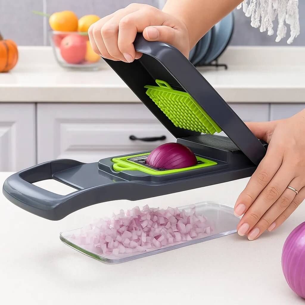 UltraChef™ – Cortador y Rebanador Multifuncional 16 en 1