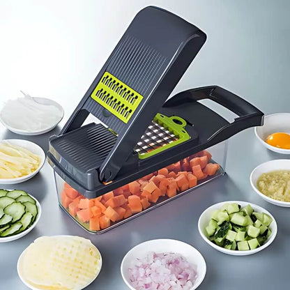 UltraChef™ – Cortador y Rebanador Multifuncional 16 en 1