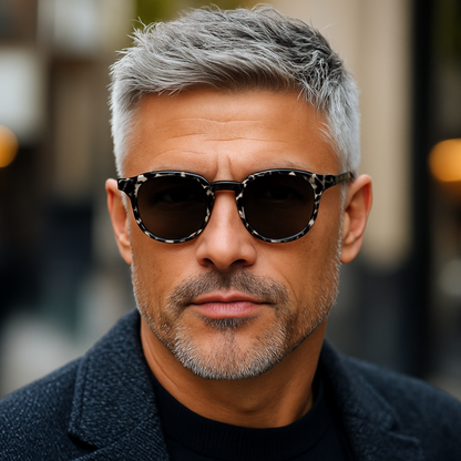 GCV HORIZON BLACK™ – Premium Polarized Sunglasses with Natural Walnut Finish